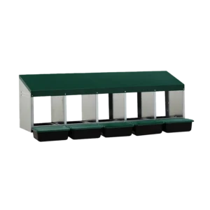 Laying Nest Box 5 compartments plastic floor