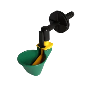 Poultry large Cup Drinker + elbow and nut